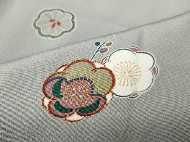 平和屋着物●上質な小紋　舞花文　金彩　正絹　逸品　CABG5565ut