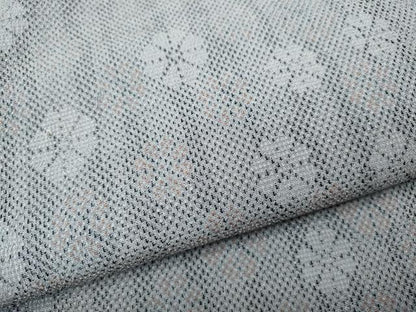 平和屋着物●本塩沢　舞花間道　証紙付き　正絹　逸品　CABG5574ut