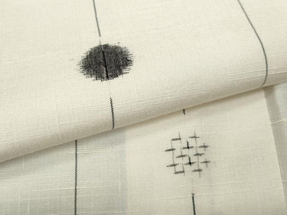 平和屋着物●上質な紬　大小丸間道　正絹　逸品　CABG5580ut