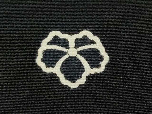 平和屋着物●本加賀友禅作家　中政雄　黒留袖　エ霞草花文　シルエット　金彩　正絹　逸品　CABG5581ut