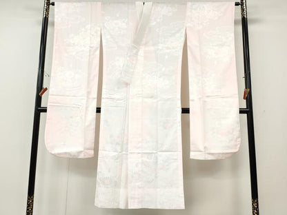 平和屋着物●振袖用長襦袢　無双仕立て　雲重ね花車地紋　暈し染め　洗える着物　CABG5584ut