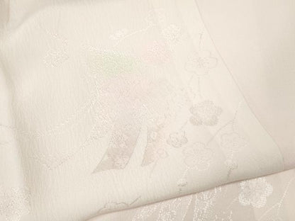 平和屋着物●長襦袢　袷　几帳花地紋　暈し染め　正絹　逸品　CABG5586ut