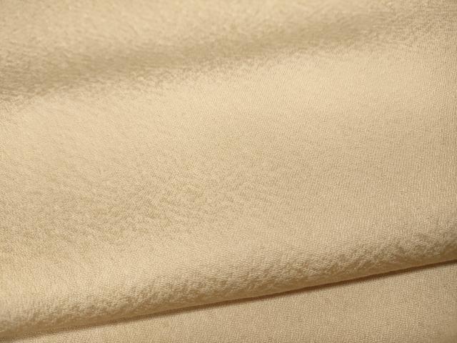 平和屋着物●上質な色無地　紗綾形地紋　肌色　正絹　逸品　CABG5599ut