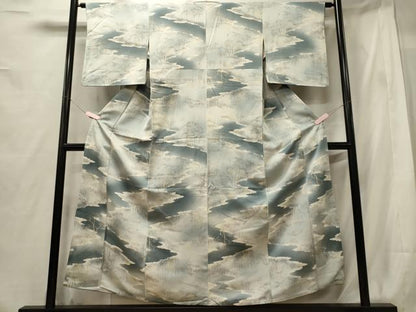 平和屋着物■上質な小紋　草木文　暈し染め　正絹　逸品　CABG5602oy