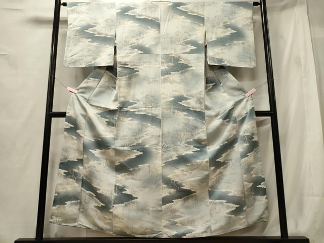 平和屋着物■上質な小紋　草木文　暈し染め　正絹　逸品　CABG5602oy
