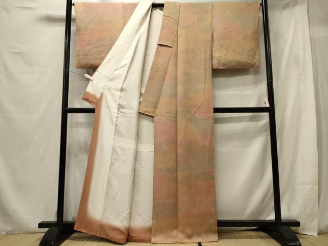 平和屋着物■上質な小紋 霞文 暈し染め 正絹 逸品 CABG5608oy