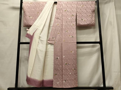 平和屋着物■上質な小紋 絞り あられ文 正絹 逸品 CABG5609oy
