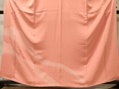 平和屋着物■訪問着 絞り 青海波地紋 正絹 逸品 CABG5617oy