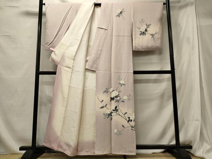 平和屋着物■訪問着 枝花文 正絹 逸品 CABG5620oy