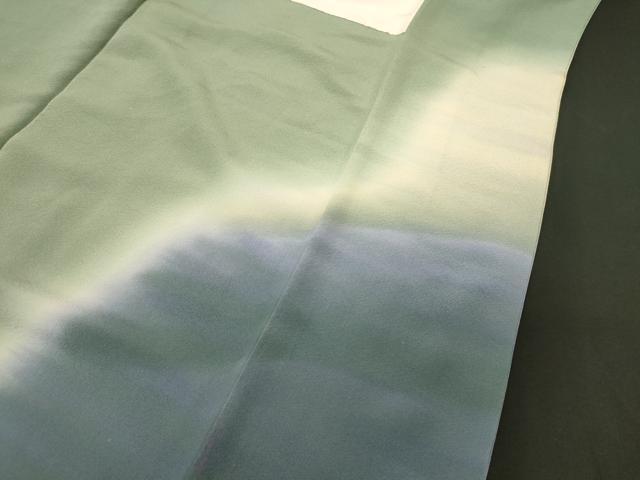 平和屋着物■色留訪問着　霞文　暈し染め　正絹　逸品　CABG5622oy