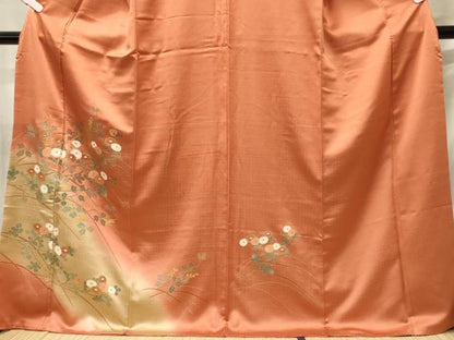 平和屋着物■訪問着　菊　暈し染め　金彩　正絹　逸品　CABG5623oy