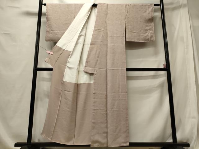 平和屋着物■上質な色無地 立波地紋 虹色 正絹 逸品 未使用 CABG5624oy
