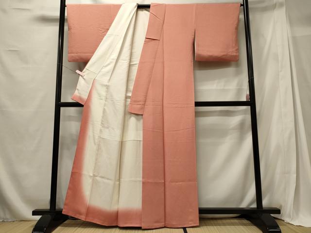 平和屋着物■江戸小紋　草花文　正絹　逸品　CABG5636oy
