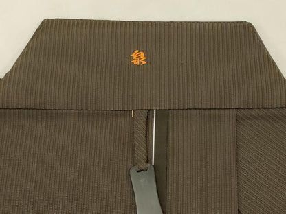 平和屋着物■男性 行灯袴 縞 正絹 逸品 未使用 CABG5658oy