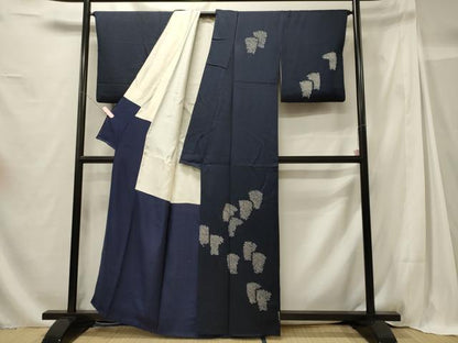 平和屋着物■訪問着 絞り 幾何学文様 正絹 逸品 CABG5662oy