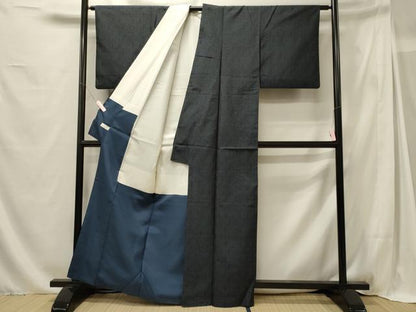 平和屋着物■本場大島紬 毘沙門亀甲 やまと誂製 正絹 逸品 CABG5663oy