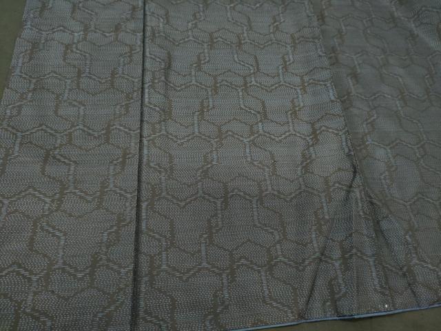 平和屋着物■本場大島紬 毘沙門亀甲 やまと誂製 正絹 逸品 CABG5663oy