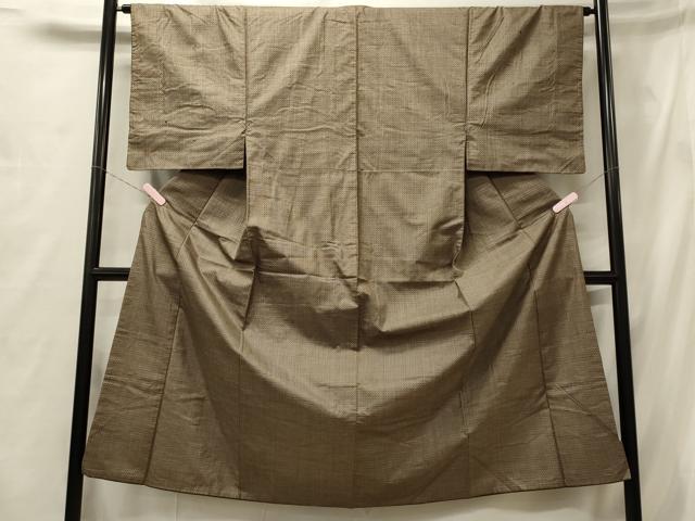 平和屋着物■男性　本場大島紬　割り込み絣　正絹　逸品　CABG5666oy