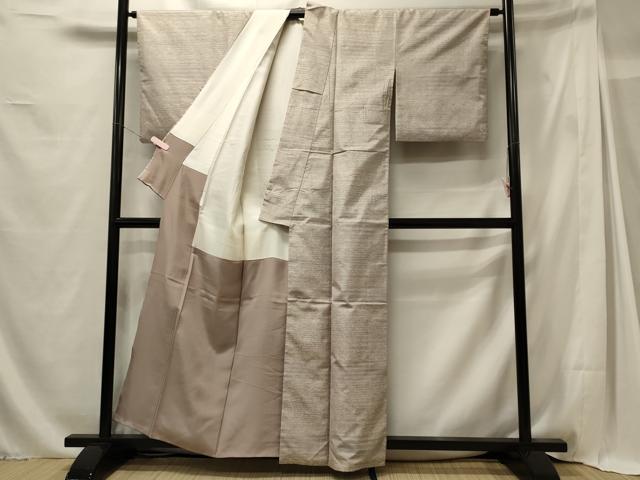 平和屋着物■上質な紬 霞文 正絹 逸品 CABG5670oy