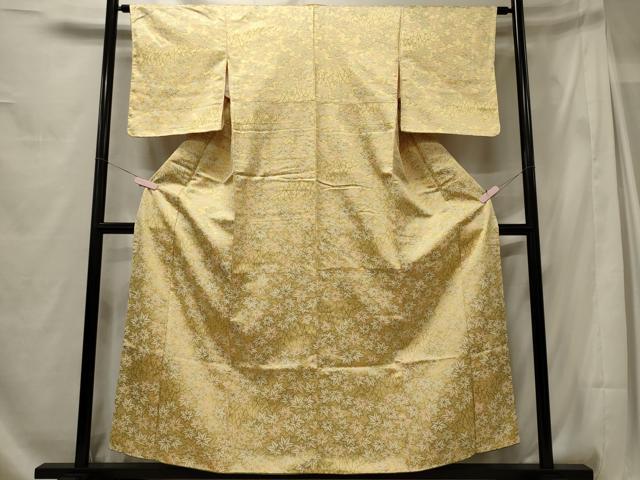 平和屋着物■上質な小紋　楓文　正絹　逸品　未使用　CABG5679oy