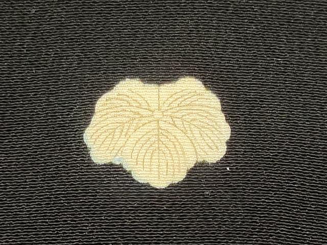 平和屋着物■豪華黒留袖　駒刺繍　吉祥枝花文　金銀彩　正絹　逸品　CABG5696oy