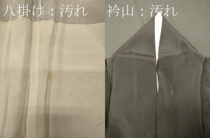 平和屋着物■豪華黒留袖　風景飛鶴花松文　金彩　正絹　逸品　CABG5711oy