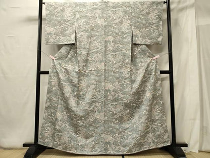 平和屋着物■上質な小紋 人物風景文 正絹 逸品 CABG5876oy