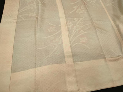 平和屋着物■長襦袢 無双仕立て 草花文 暈し染め 正絹 逸品 未使用 CABG5879oy