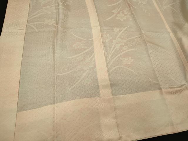 平和屋着物■長襦袢 無双仕立て 草花文 暈し染め 正絹 逸品 未使用 CABG5879oy