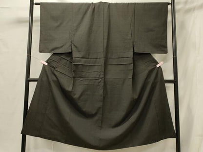 平和屋着物■男性 紬 十字絣文様 正絹 逸品 CABG5888oy