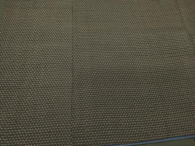 平和屋着物■男性 紬 十字絣文様 正絹 逸品 CABG5888oy
