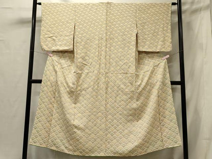 平和屋着物■上質な小紋 松青海波 正絹 逸品 CABG5890oy