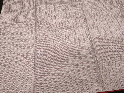 平和屋着物■上質な小紋 網目文様 正絹 逸品 CABG5893oy