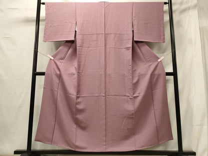 平和屋着物■上質な色無地　菖蒲色　正絹　逸品　CABG5907oy