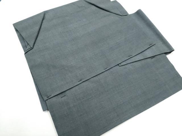 平和屋着物●つけ帯　紬地　絞り　みみずく　正絹　逸品　CABG6008hy