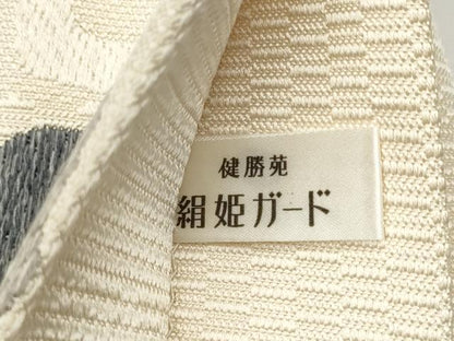 平和屋着物●六通柄袋帯　唐織　変わり市松文様　健勝苑扱い　正絹　逸品　CABG6025hy