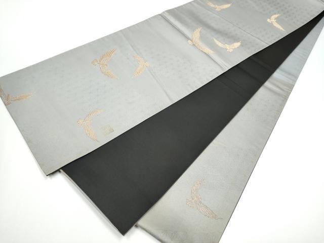 平和屋着物●染色作家　斉藤三才　六通柄袋帯　三才鳥　金糸　正絹　逸品　CABG6032hy