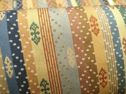 平和屋着物●龍村美術織物  　九寸開き名古屋帯　天平段文　正絹　逸品　CABG6078hy