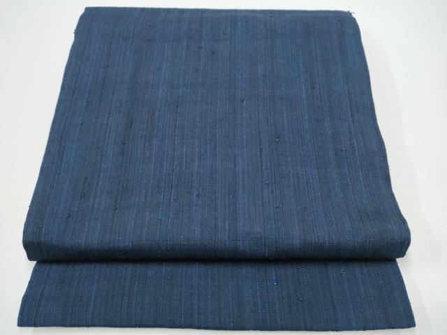 平和屋着物●浦野理一　経節紬　創作　九寸開き名古屋帯　霞文　正絹　逸品　CABG6089hy