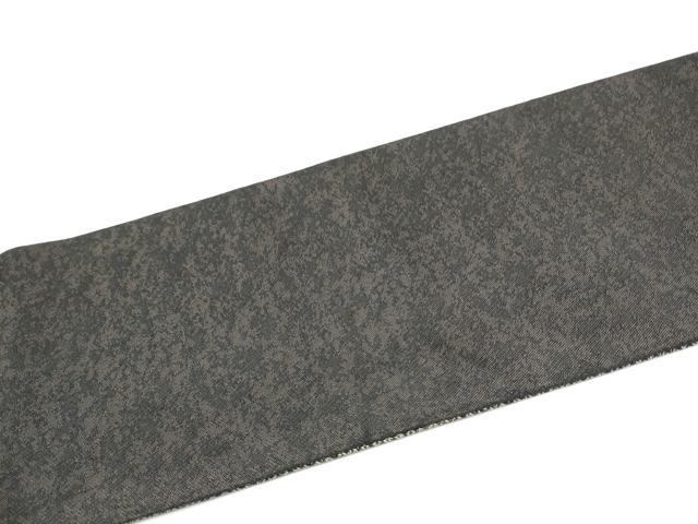 平和屋着物●九寸名古屋帯　雪輪鹿の子文　黒地　正絹　逸品　CABG6098hy