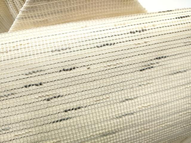 平和屋着物●本場筑前博多織　八寸名古屋帯　霞文　正絹　逸品　CABG6127hy