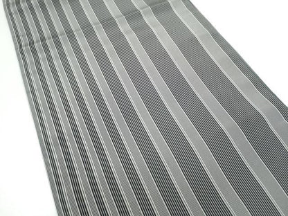 平和屋着物●全通柄袋帯　黄八丈　繭蚕　縞　証紙付き　上代68万　正絹　逸品　CABG6145hy