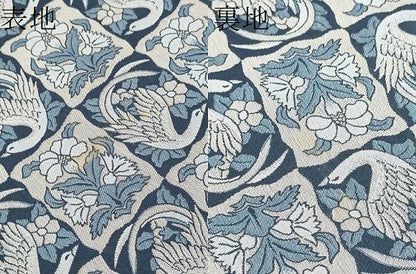 平和屋着物●全通柄袋帯　花鳥文　正絹　逸品　CABG6146hy