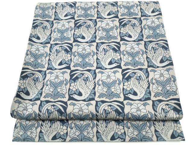 平和屋着物●全通柄袋帯　花鳥文　正絹　逸品　CABG6146hy
