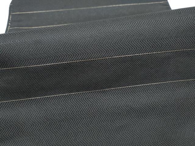 平和屋着物●六通柄袋帯　幾何学文様　金銀糸　正絹　逸品　CABG6186hy