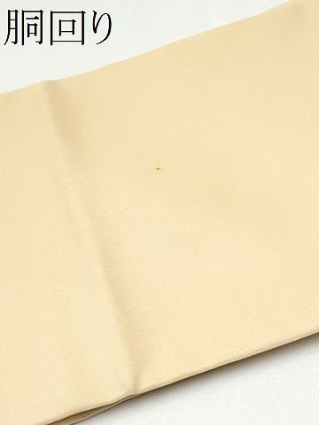平和屋着物●塩瀬　九寸名古屋帯　手描き　牡丹　金彩　正絹　逸品　CABG6215hy