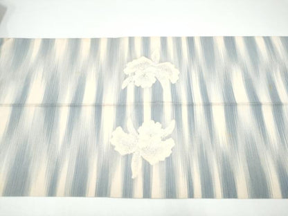 平和屋着物●爪掻き本綴れ　八寸名古屋帯　カトレア　金銀糸　正絹　逸品　CABG6241hy