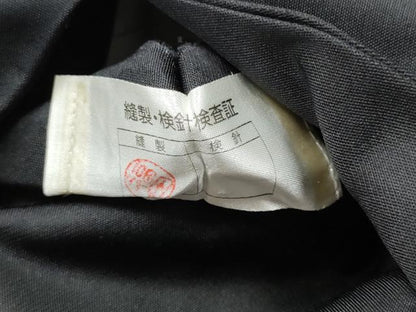 平和屋着物●九寸名古屋帯　色は匂へど　黒地　銀糸　正絹　逸品　CABG6257hy
