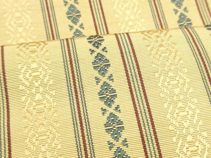 平和屋着物●本場筑前博多織　半幅帯　献上　一重帯　正絹　逸品　CABG6269hy