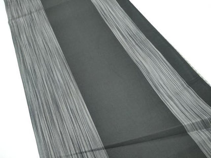 平和屋着物●両面　六通柄袋帯　ミミズク　フクロウ　幾何学文様　正絹　逸品　CABG6299hy